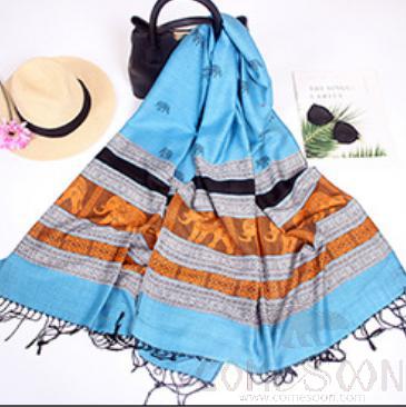 Shawls-70*190cm,30% Rayon + 70% polyester