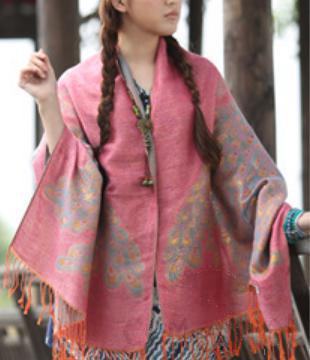Shawls-70*190cm,30% Rayon + 70% polyester