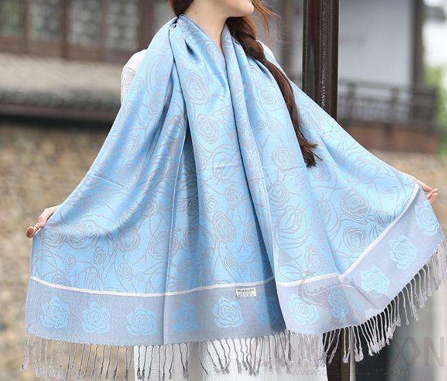 Shawls-70*190cm,30% Rayon + 70% polyester