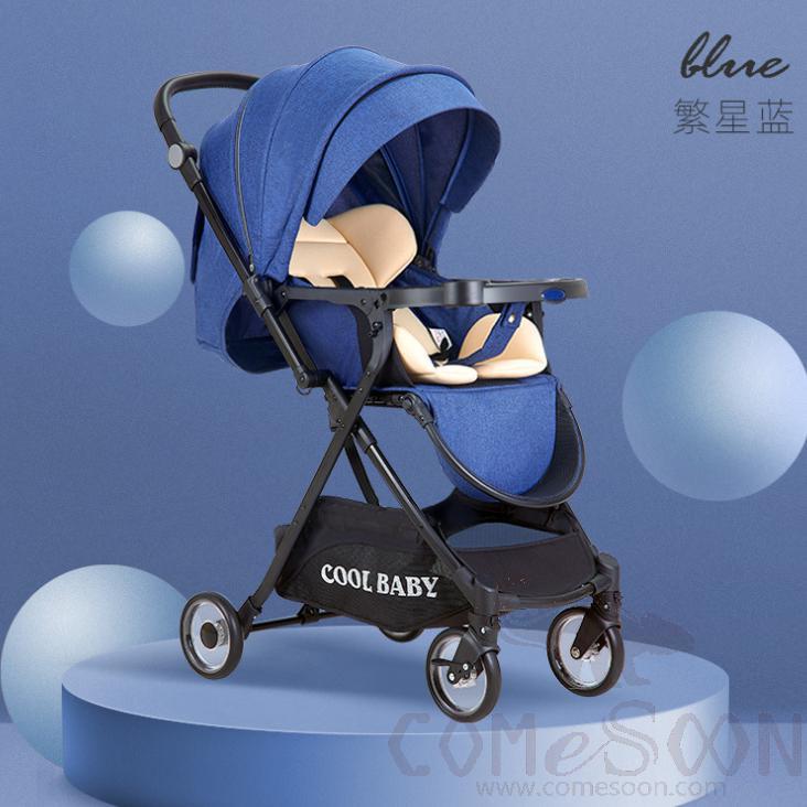 Baby Stroller / Baby Cart,L94*W55*H70Cm,Aluminum Alloy + Cationic Fabric