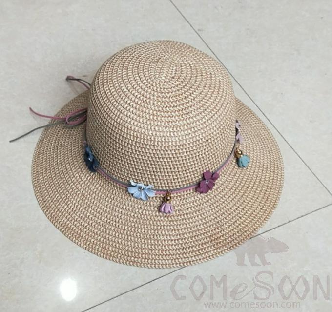 Straw Hat 1-Black,Straw,56~58cm