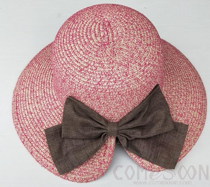 Straw Hat 1-Black,Straw,56~58cm