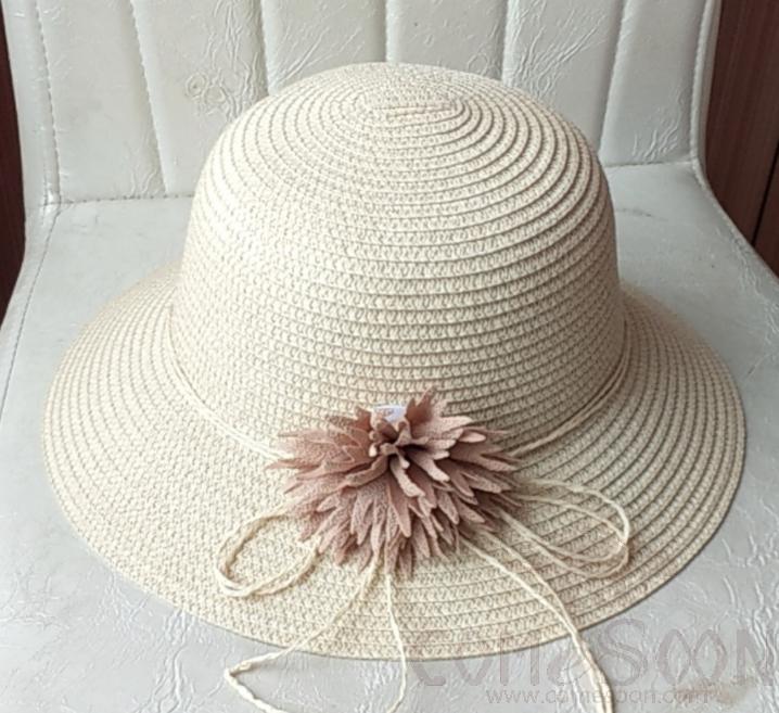 Straw Hat 1-Black,Straw,56~58cm