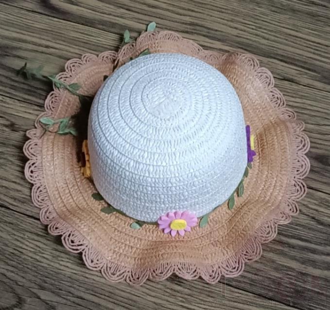 Straw Hat 1-Black,Straw,56~58cm