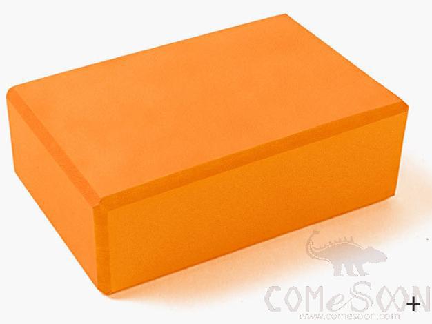 Yoga brick - EVA - (vibrant orange)