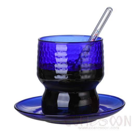 Hammer Point Colorful Glass Cup Set blue 280ML