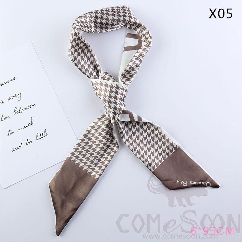 Scarf 4*90cm-S1,Imitiate Silk