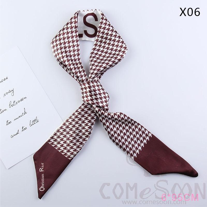 Scarf 4*90cm-S1,Imitiate Silk