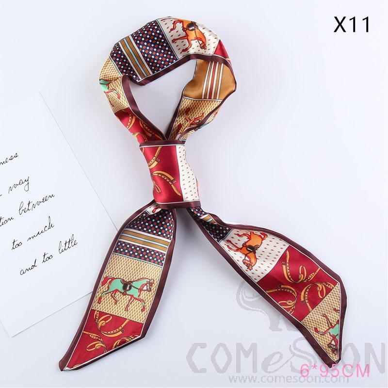 Scarf 4*90cm-S1,Imitiate Silk