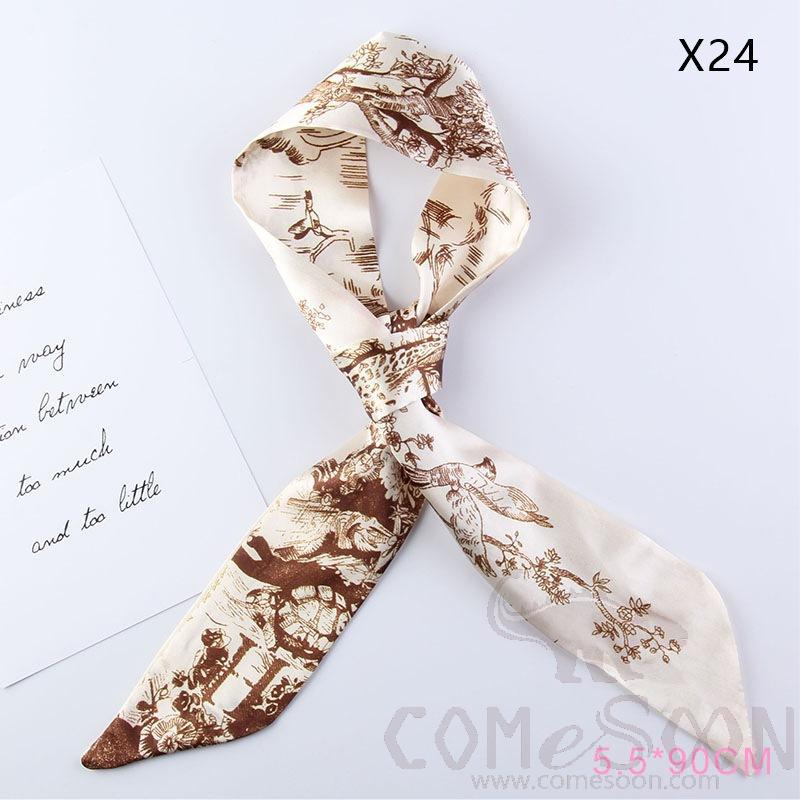 Scarf 4*90cm-S1,Imitiate Silk