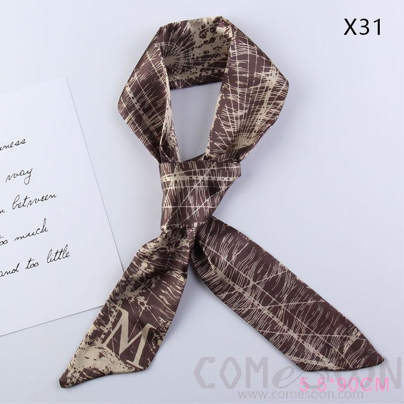 Scarf 4*90cm-S1,Imitiate Silk