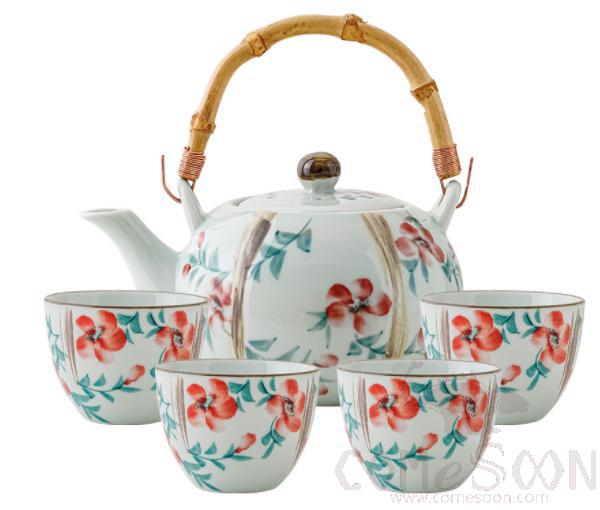 Japanese Tea Pot Set 5pcs set