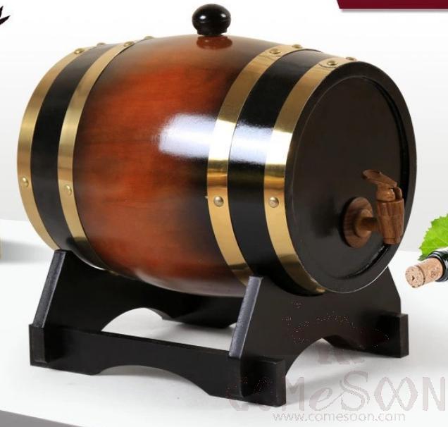 Pine Wooden Wine Barrel 1.5L
