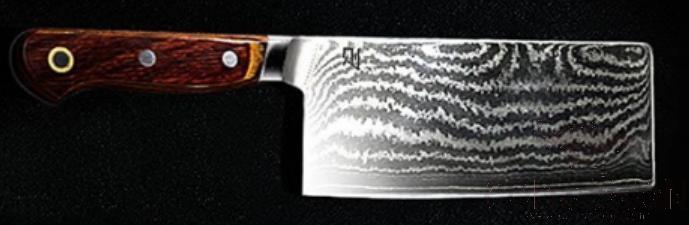 OMAN Damascus Chinese kitchen knife