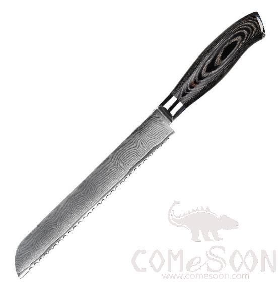 WN112 Damascus Series Damascus Series Bread Knife 8 Inch