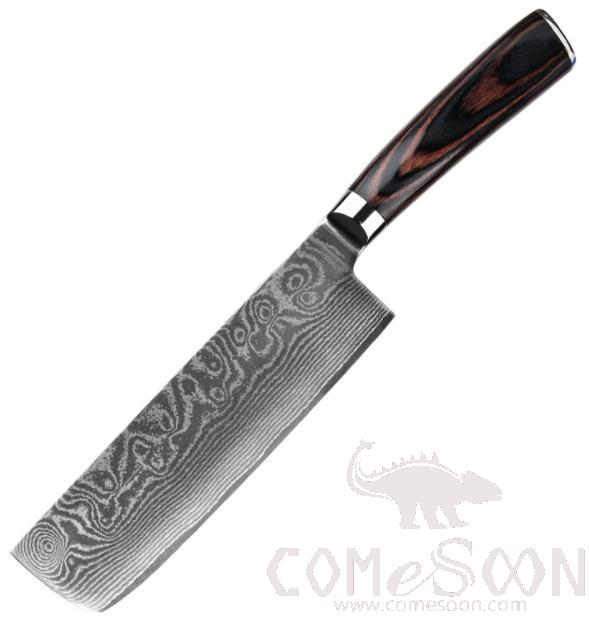 WN114 Damascus Series Small Kitchen Knife 7 Inch