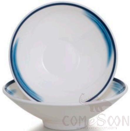 Cloud blue Series 9.4 Inch Oblate Bowl