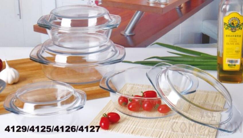1.4L Round Tempered Glass Pot