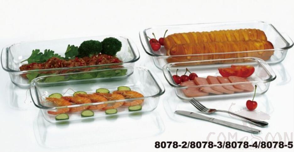 2L Rectangular Tempered Glass Baking Pan