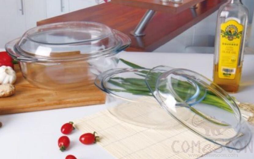 3.5L Oval Tempered Glass Pot