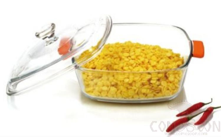 1.2 Liter Square Tempered Glass Cover Bowl