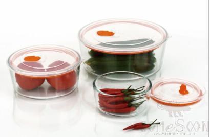 2L Round Tempered Glass Crisper
