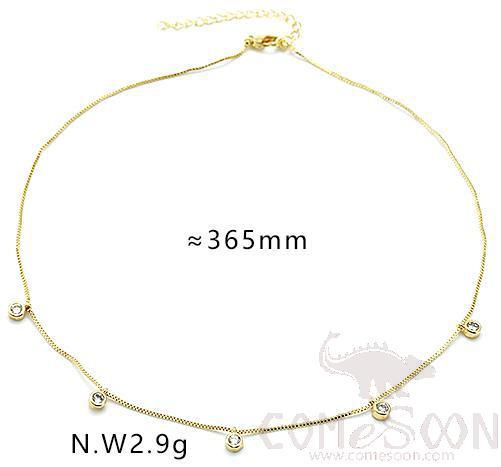 Necklace / Jewelry
XYN100723-3
不镀白单钻圆形