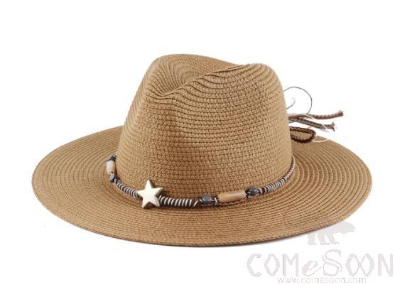 Straw Hat Female T1-Khaki