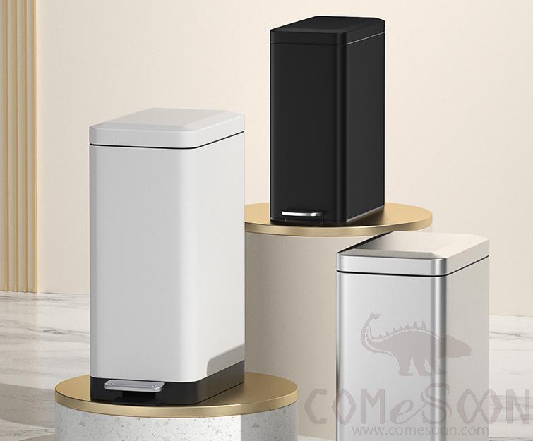 Stainless steel pedal garbage can , Dustbins