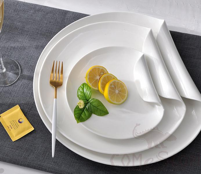 Steak Plate Round Fold-edge 10.5 inch