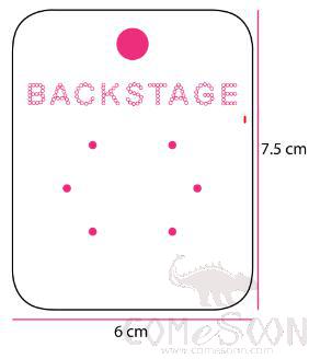 BS 1 Jewelry Back Card 6*7.5 cm