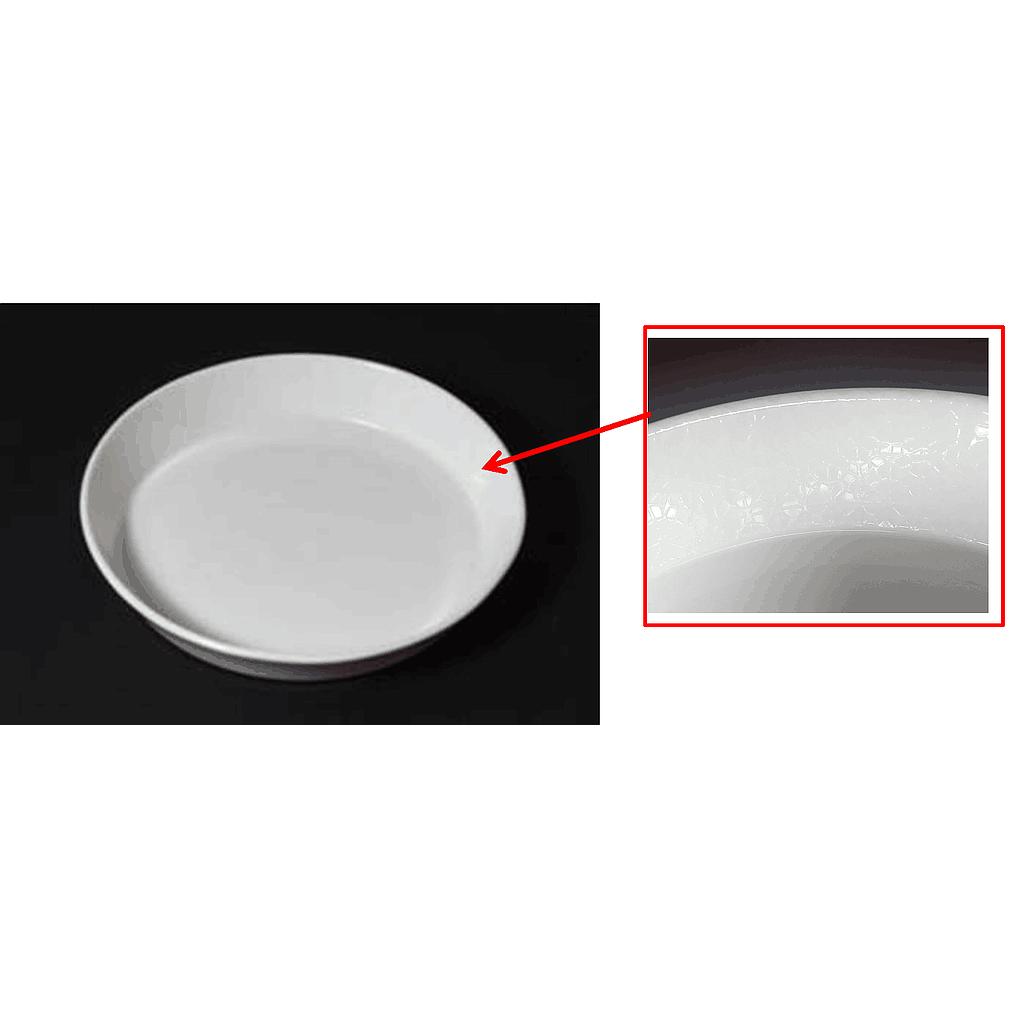 Custom ceramic plate,175*30mm,Decal