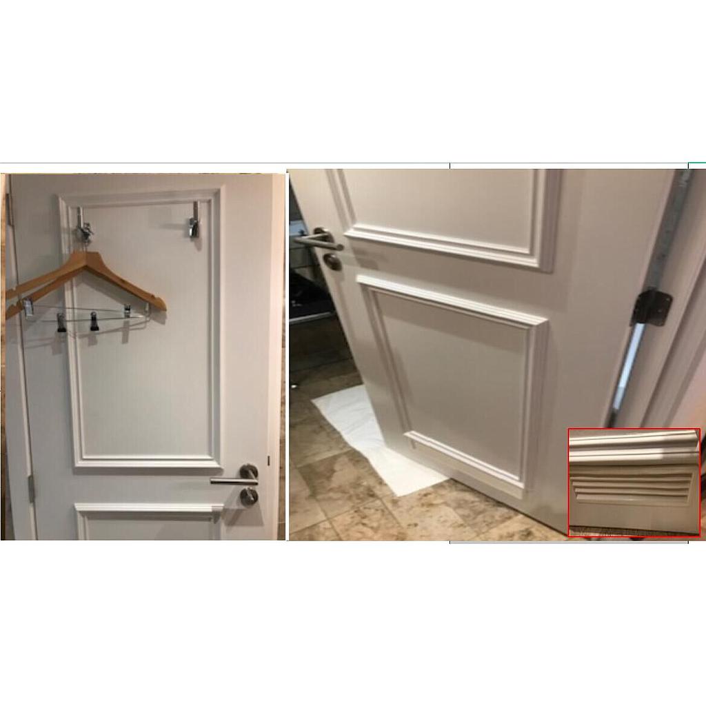 Solid wooden door with shutters,Tailand Oak Solid Jointed Wood , W 775* H 2100 * T 94MM