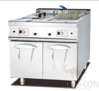 AG900-series  combination furnace Vertical gas double tanks double basketa gas fryer with cabinet