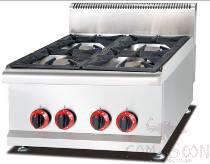 AG600-series Commercial table top stainless steel gas cooker/ range (4 burners) 