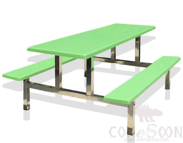 Frp Canteen Tables And Chairs-160*60*75Cm,Plastics And Steel
