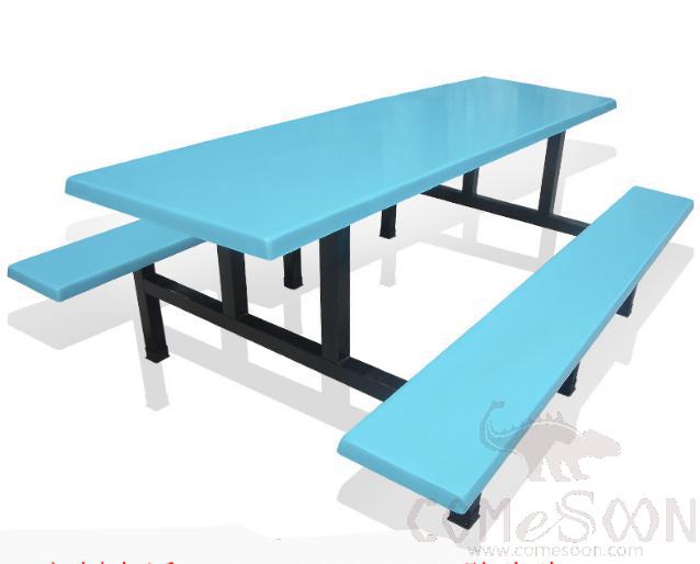 Frp Canteen Tables And Chairs-240*60*75Cm,Plastics And Steel