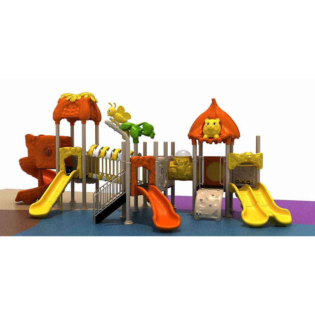 Outdoor Slide，L1060*W470*H520cm ， Playground Castle