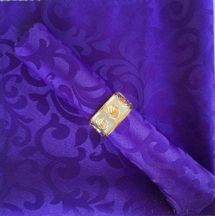 Napkin,48*48cm,Purple double hook