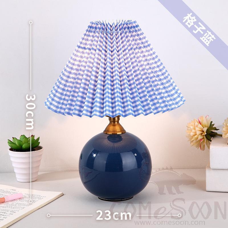 台灯-D23*H30cm-按钮开关