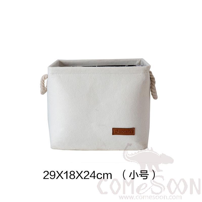 储物篮-W29*L18*H24 CM,毛毡