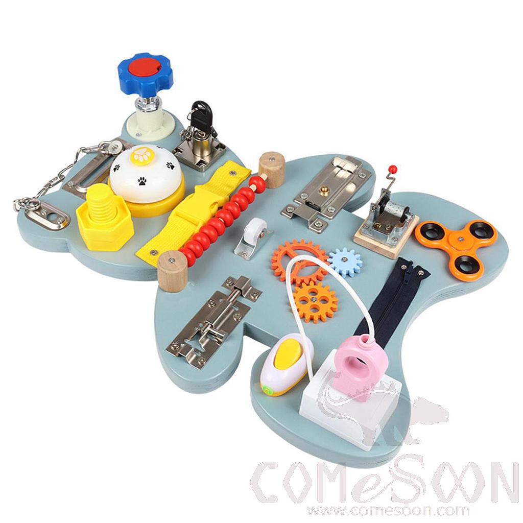 Multifunctional Bear Busy Board，28.5*39.5CM