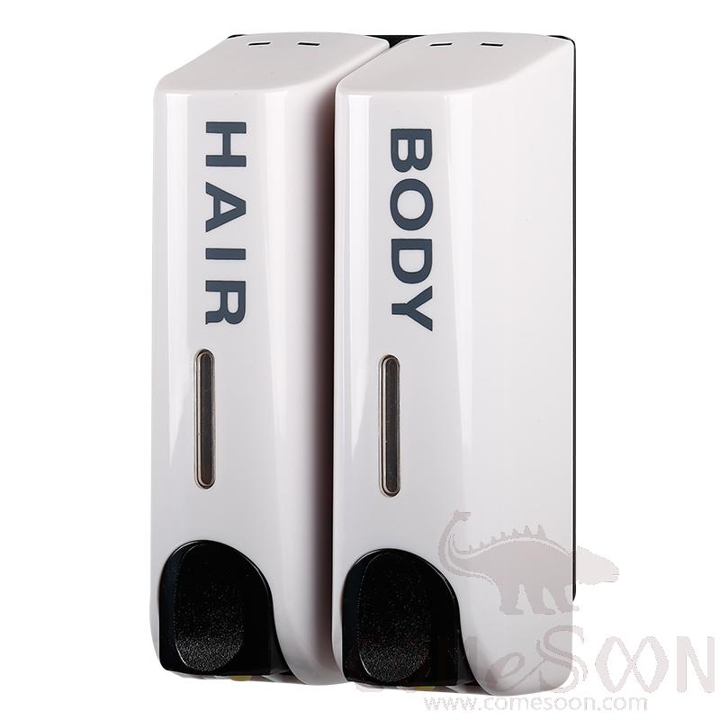 Double
Soap Dispenser，L13*W21.5*H21.5CM，MOQ5000