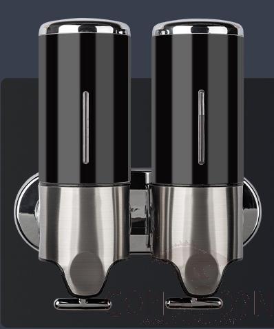 Double
Soap Dispenser，L22.7*W10.5*H25.5CM，MOQ5000