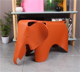 Elephant Chair，Plastic，L75*W41*H40cm，Brown Red