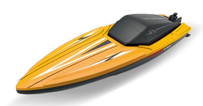 Remote-Controlled Boats，Plastic，35*10*9CM，Yellow