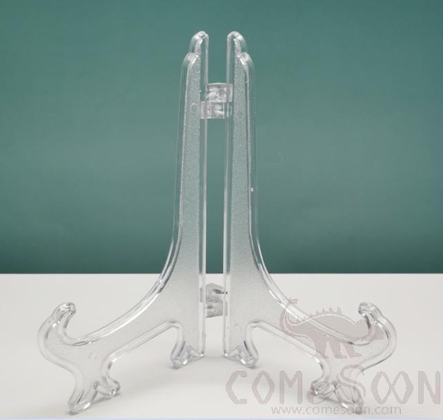 Plastic Display Shelf, Plastic, Transparent 6 Inch, L9.8*W2*H15cm