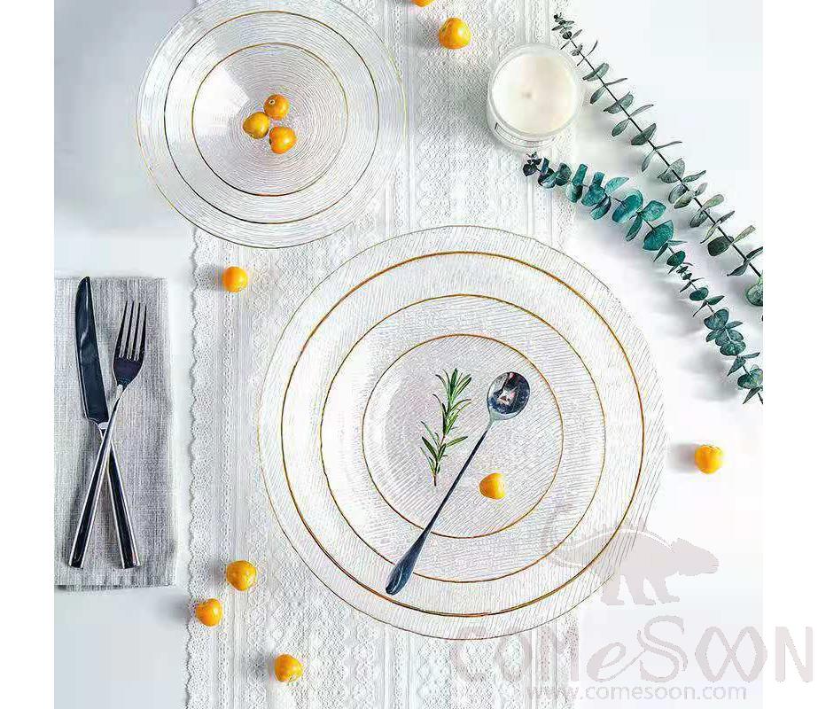 15CM Fantasy plate - gold edge