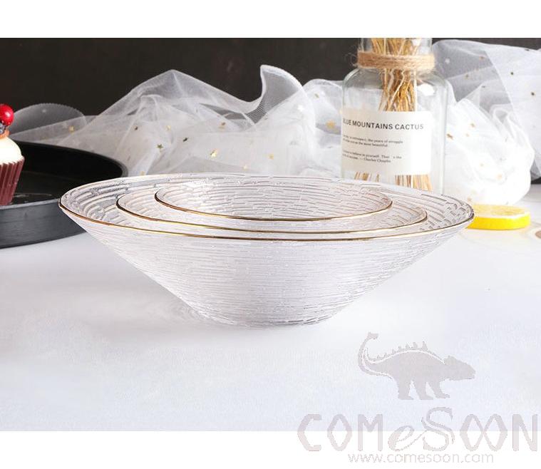 11.8CM small dream bowl-gold rim