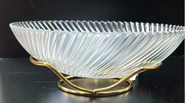 28CM net red plate large tracing gold (Ming material)